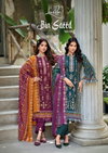 Bin Saeed Vol 4 By Levisha Cambric Lawn Online Pakistani Dress Material Wholesale